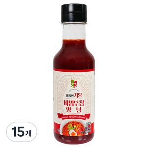 첫맛 내몸엔 저당 비빔무침 양념, 365g, 15개
