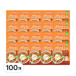 아이배냇 순한 덮밥소스, 50g, 100개, 간장찜닭맛