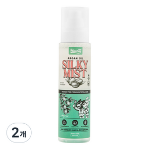 허레이 반려동물 프로 아르간 오일 실키미스트, 2개, 150ml