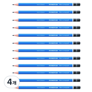 스테들러 마스 루모그라프 100 연필, 2B, 4개