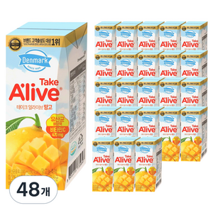 테이크얼라이브 망고 멸균, 200ml, 48개