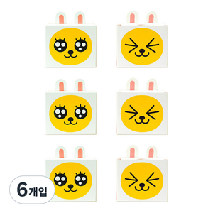 카카오프렌즈 DIY 기프트 박스 2p, 무지, 6개입
