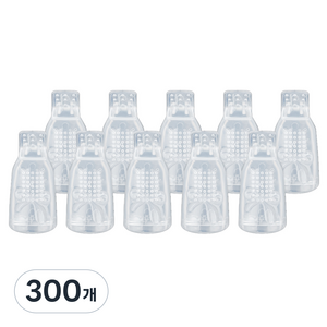 네일 쏙오프 클립, 300개, 반투명
