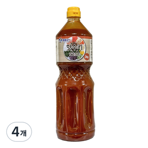 풍미로드 핫수키소스, 2kg, 4개