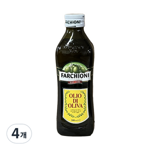 파르키오니 퓨어 올리브유, 500ml, 4개