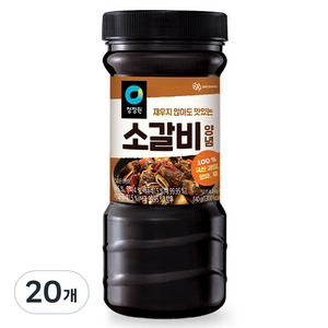 청정원 소갈비양념, 840g, 20개