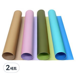 스튜디오201 양면 컬러 촬영 배경지 4종 세트, Type-E, 2세트
