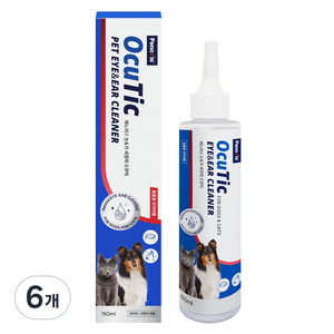 페노비스 반려동물 눈 귀 세정제 오큐틱, 150ml, 6개
