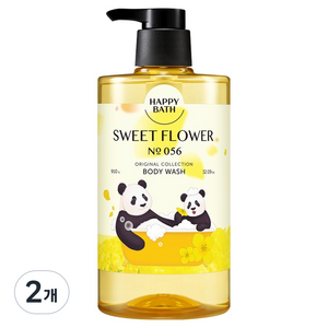 해피바스 바오패밀리 오리지널컬렉션 대용량 바디워시 스윗 유채꽃향, 910ml, 2개