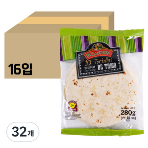 라카나스타 밀 또띠아 15cm, 280g, 32개