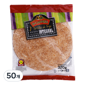 라카나스타 통밀 또띠아 20cm, 320g, 50개