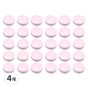 무광 파스텔 냉장고 자석 중 30p, 핑크, 4개