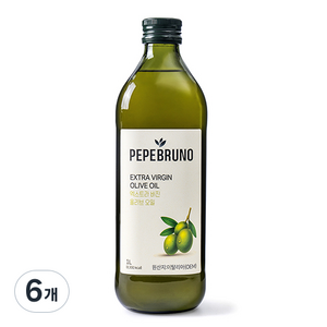 페페브루노 엑스트라버진 올리브오일, 1L, 6개