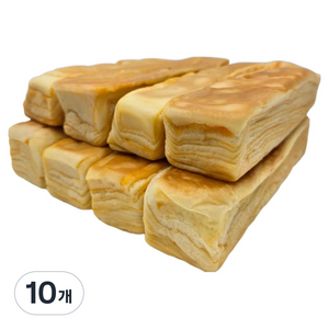 우유를 넣어 부드럽고 촉촉한 12겹 층층 밀크브레드 8p, 450g, 10개