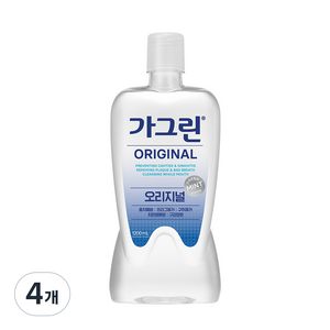 가그린 오리지널 구강청결제, 1.2L, 1개입, 4개
