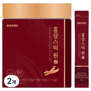 천호엔케어 홍삼스틱 원 100p, 1kg, 2개