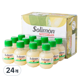 솔리몬 스퀴즈드 레몬즙, 125ml, 24개