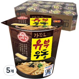 오뚜기 가쓰오 유부 우동 컵, 62g, 75개