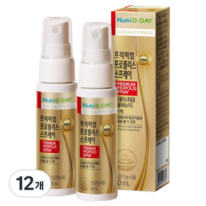 뉴트리디데이 프리미엄 프로폴리스 스프레이, 12개, 30ml