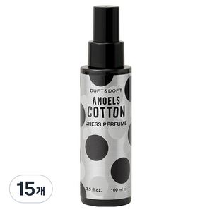 더프트앤도프트 드레스퍼퓸, 엔젤스코튼, 100ml, 15개