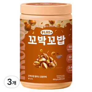 꼬박꼬밥 플러스 달밤라떼, 600g, 3개