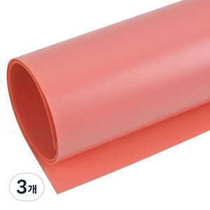 컴스 Coms 촬영 PVC 양면 무광 배경지 핑크 60 x 115 cm, BS808, 3개
