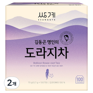 쌍계명차 도라지차, 700mg, 100개입, 2개