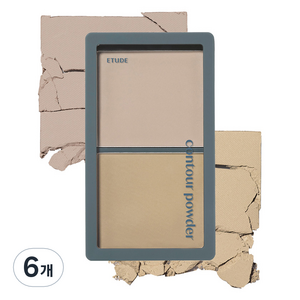 에뛰드 그림자 쉐딩 10g, 3호재조명, 6개