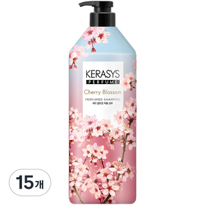 케라시스 퍼퓸 샴푸 체리 블라썸, 1L, 15개