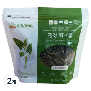 선녀와나물꾼 평창 취나물, 2개, 80g