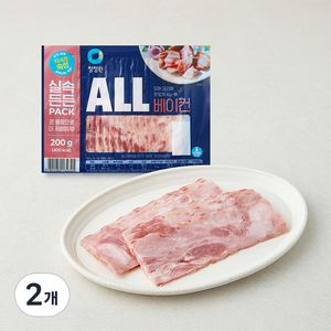 대상 청정원 ALL 베이컨 20입, 200g, 2개
