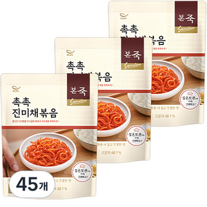 본죽 촉촉 진미채볶음, 60g, 45개