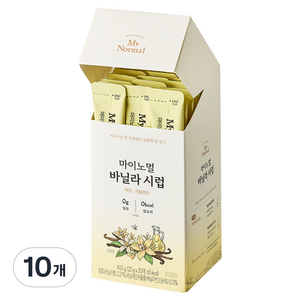 마이노멀 저당 저칼로리 Zero 바닐라 시럽 스틱 20p, 400g, 10개