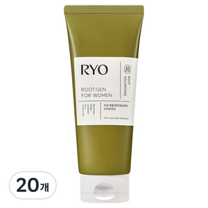 려 루트젠 단백질 헤어 트리트먼트 베르가못 앤 라벤더향 튜브형, 200ml, 20개