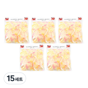 파티해 플라워샤워 이벤트꽃잎, 망고, 15세트