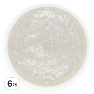 짱죽 실온 이유식 7개월부터 초기 묽은죽, 혼합맛(오트밀/바나나), 140g, 6개