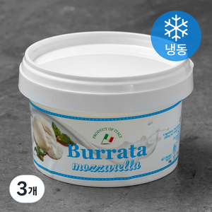 유로포멜라 모짜렐라 부라타 치즈 (냉동), 100g, 3개