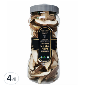 칠곡애 건조 표고버섯 슬라이스채, 70g, 4개