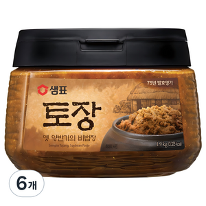 샘표 토장, 1.9kg, 6개