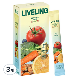 라이블링 파이톡스 샷 샐러드 루틴 14p, 280g, 3개