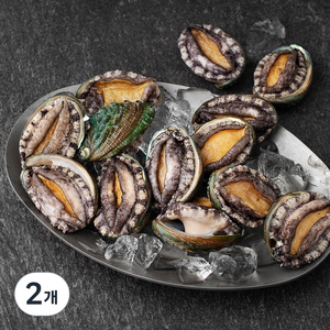 다복 청정바다를 담은 활전복, 1kg(중17~20미), 2개