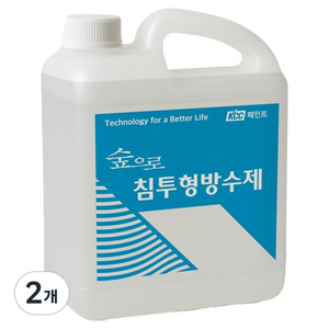 KCC숲으로 침투형 방수제 투명 4L, 2개
