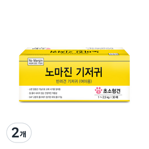 노마진 반려견 기저귀 여아용, 초소형, 30개입, 2개