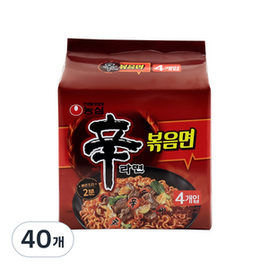 신라면 볶음면 131g, 40개