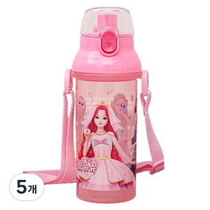 시크릿쥬쥬 별의보석 원터치 물통 PR032, 혼합색상, 450ml, 5개