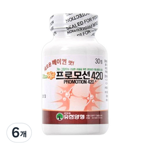 유한양행 반려동물 프로모션 420 영양제, 30정, 뼈/관절강화, 6개