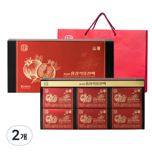 한삼인 홍삼 석류 진액 + 쇼핑백, 30회분, 2개