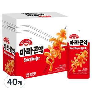 웨이롱 마라곤약 향라맛, 40개, 20g