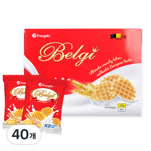 우리가스토리 벨기 에그 버터와플 쿠키 20p, 278g, 40개