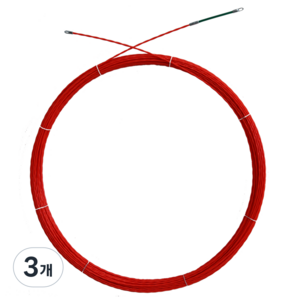 필수전공 1선 요비선 고급형 빨강 3.7mm x 5m, 3개